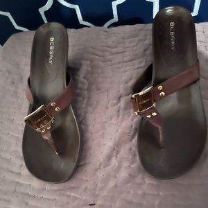 BG-Yardley Nutella colored Wedge Shoes